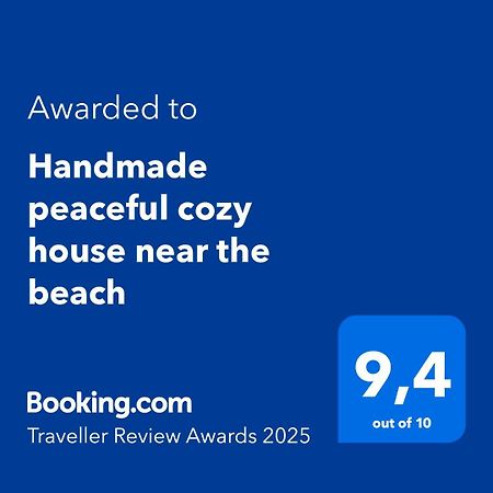 Handmade Peaceful Cozy House Near The Beach Nea Kallikrateia Extérieur photo